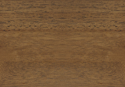 Set of 2 Upholstered Dining Chairs, Brown Fabric, Walnut Legs