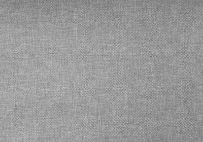 Queen Size Grey Linen Look Upholstered Bed with Chrome Metal Legs
