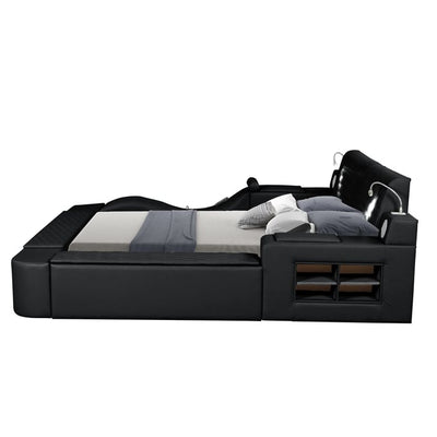 Zoya Smart Multi-Functional Black Bed