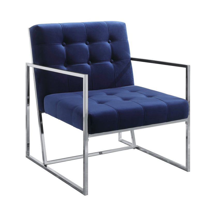 Delia Blue Accent Chair - MA-4405NV
