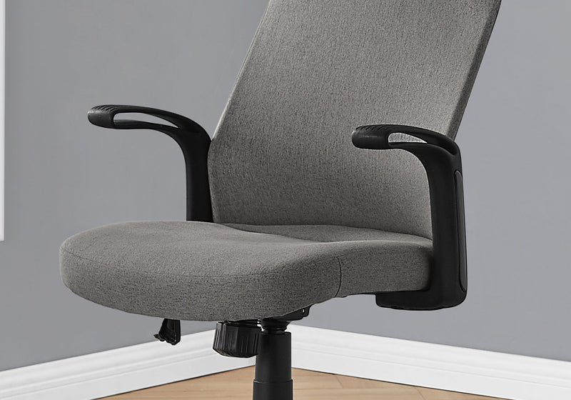 Office Chair - Black / Dark Grey Fabric / Multi Position