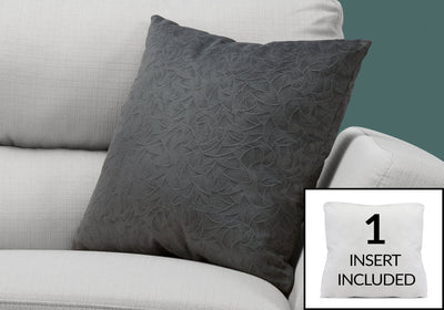 Payless for transitional dark grey pillow i9258 by monarch
